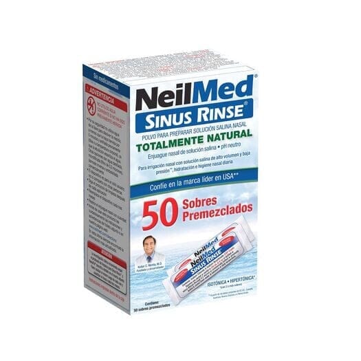 Sinus Rinse Recarga x 50 sobres Premezclados Farmex-Pluxee-Persistente